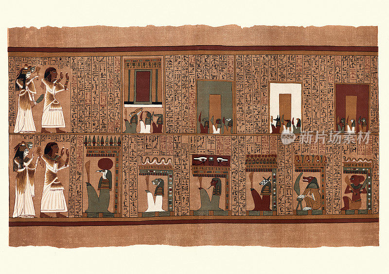 古埃及的阿尼纸莎草，七扇门叫做阿利特