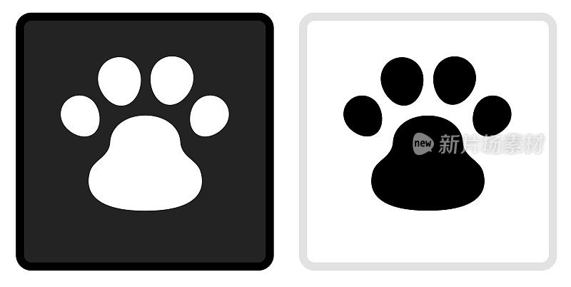 狗爪图标上的黑色按钮与白色翻转