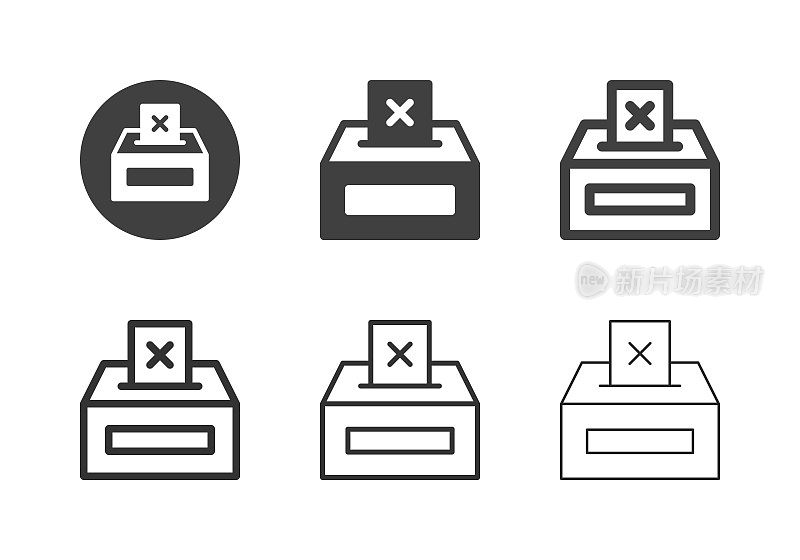 选择框图标-多系列