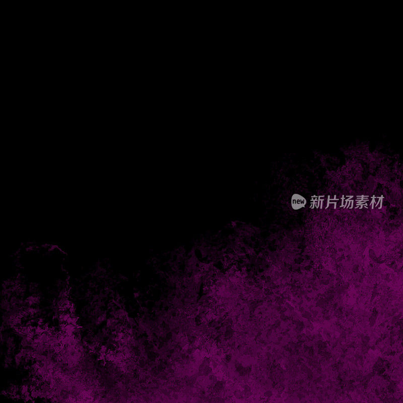 紫色和黑色抽象墙纹理。Grunge矢量背景。全框架水泥表面Grunge纹理背景。