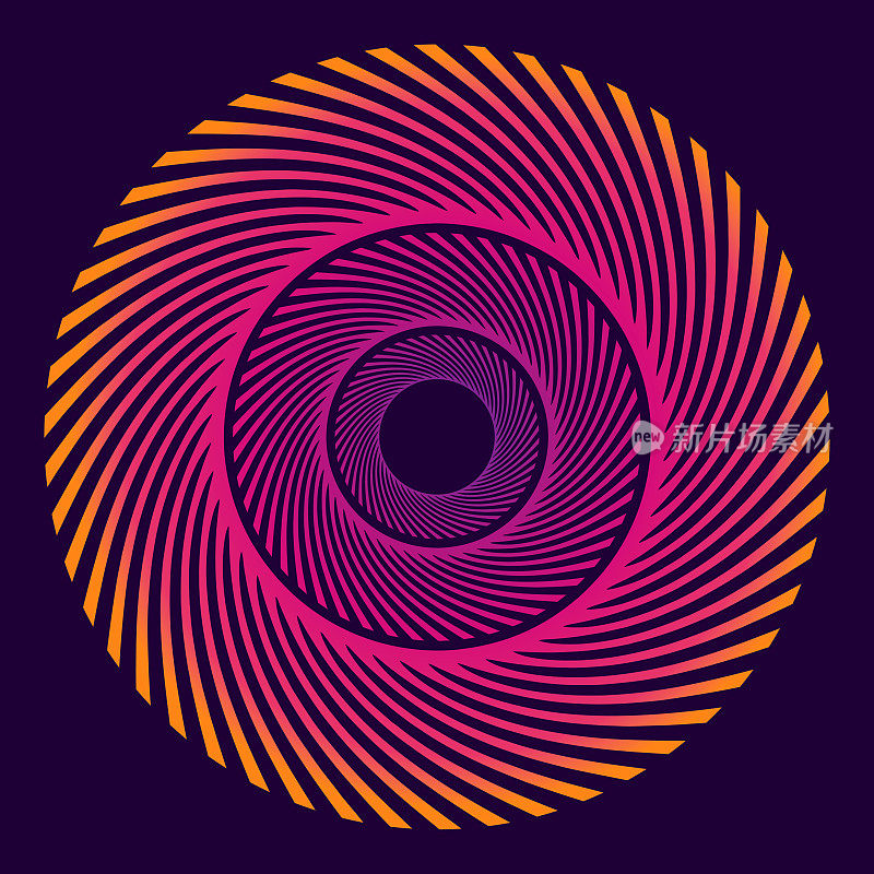 螺旋半色调图案