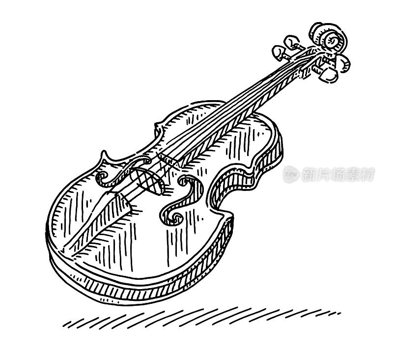 小提琴乐器图