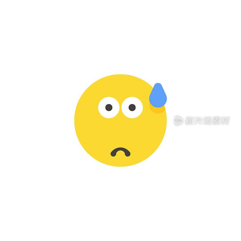 Emoticon大脸平面设计风格