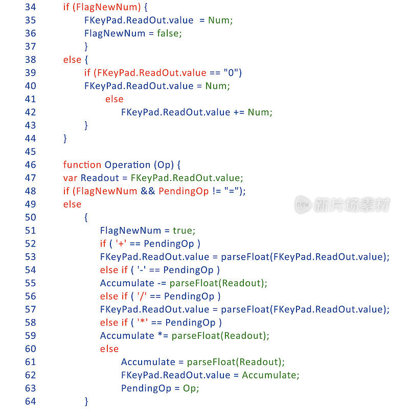 程序代码页-编程脚本向量背景股票插图。HTML脚本,