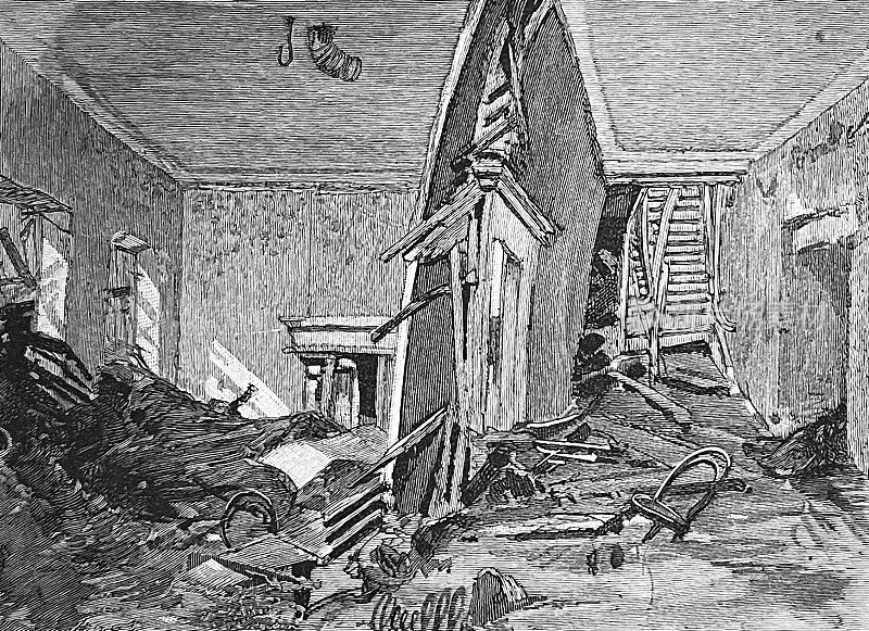 1892年，法国圣热尔威洪水，摧毁了酒店的接待处