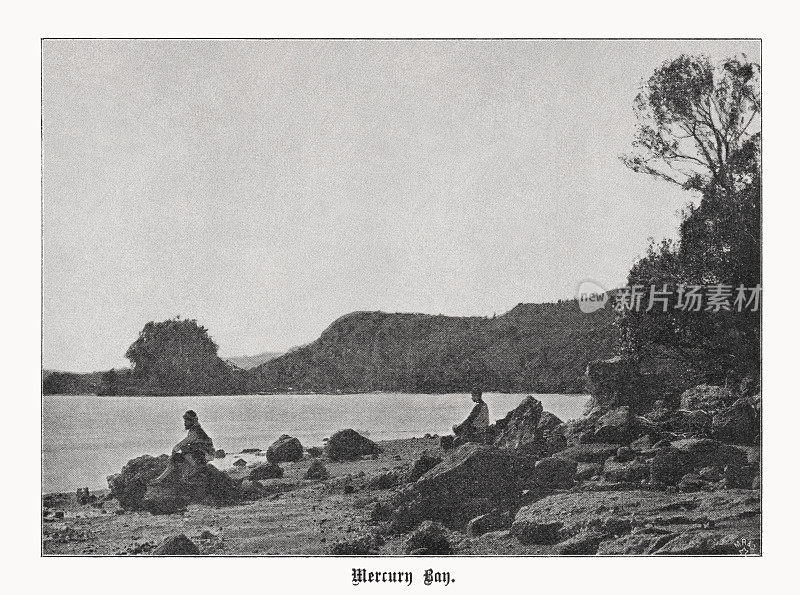1899年，新西兰北岛水星湾，半色调印刷