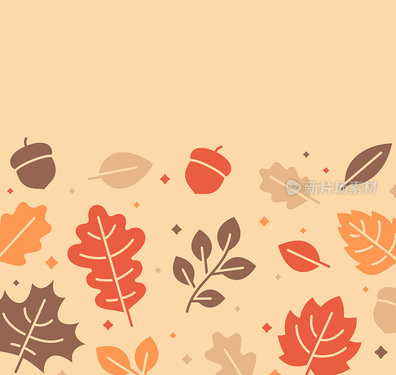 秋天秋叶背景图案