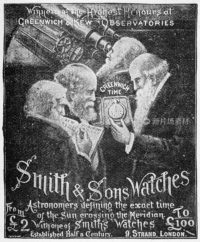 来自英国杂志的古董广告:手表