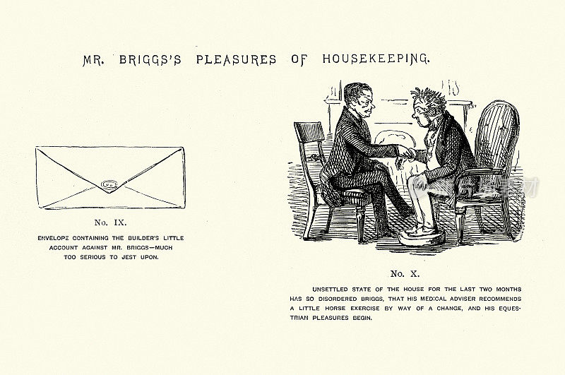 19世纪中期，维多利亚时代的幽默喜剧作家约翰・里奇，在收到建筑商的账单后去看医生