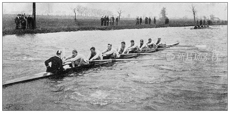 1897年的运动和消遣:划船