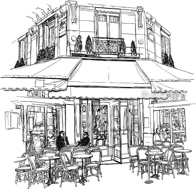 巴黎的老咖啡馆