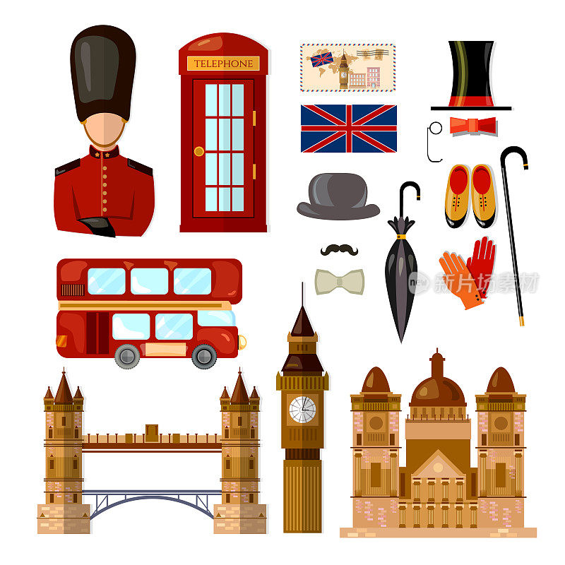 英国伦敦旅游收藏。欢迎来到英国元素。伦敦之旅