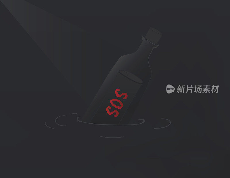 瓶子里的SOS信息向量