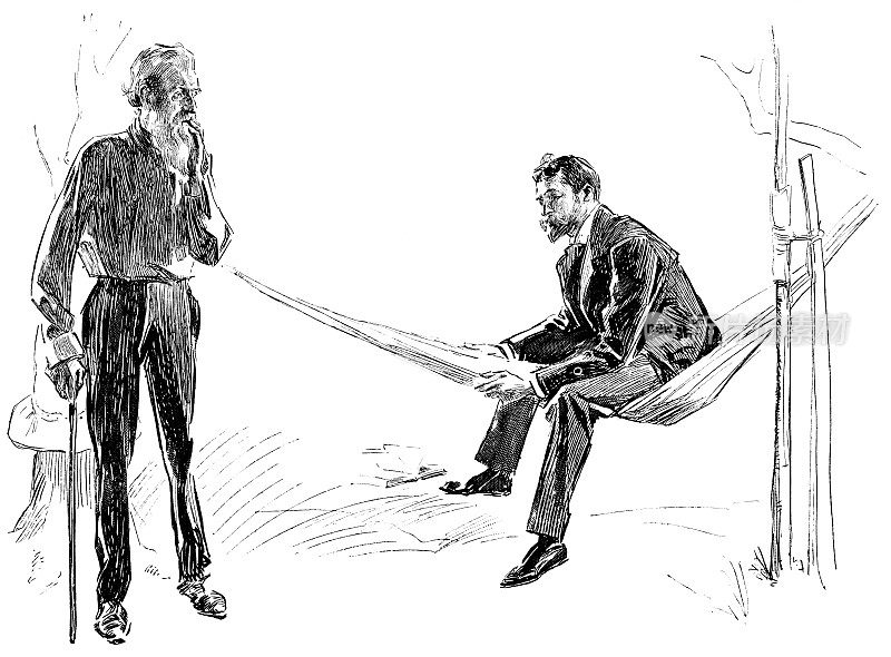 19世纪,维多利亚时代的男人