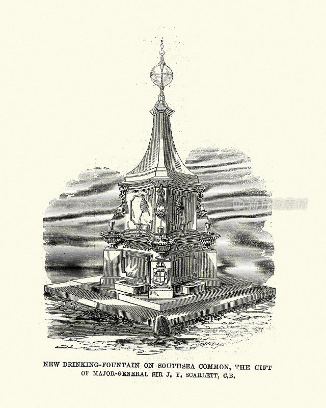 维多利亚式饮水机，南海常见，1861年，19世纪
