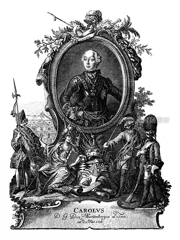 查尔斯・尤金,Württemberg的公爵