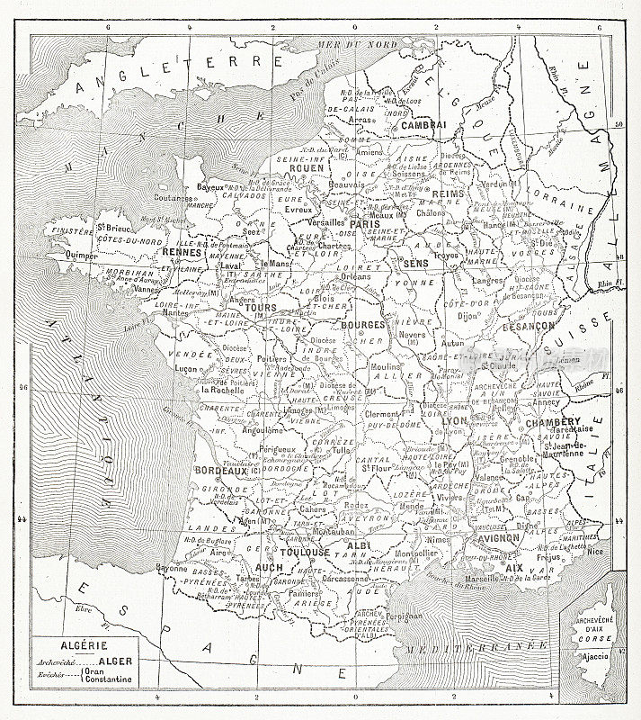 法国宗教地图