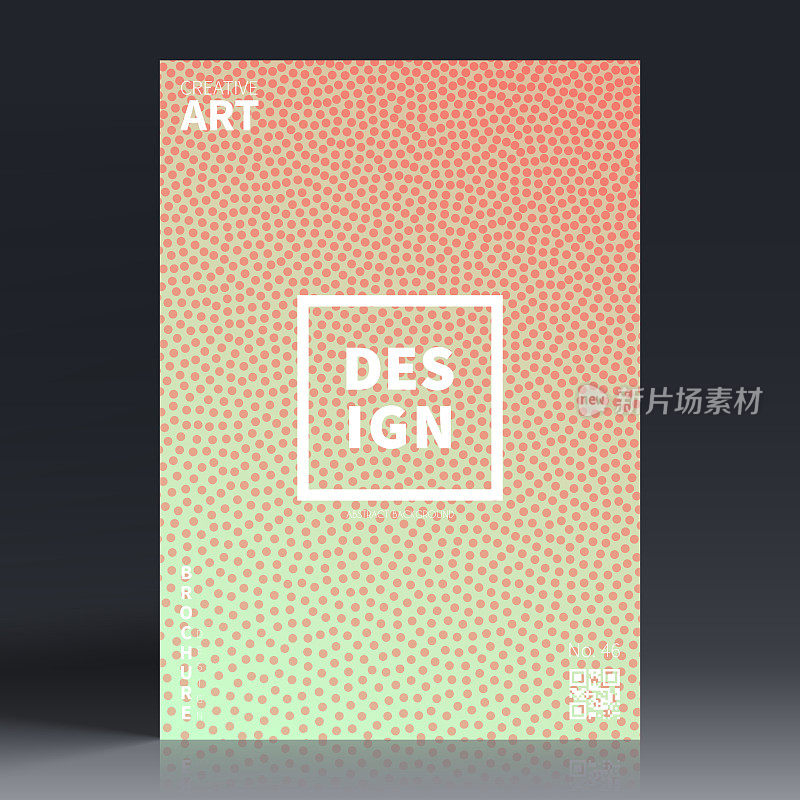 宣传册模板排版，红色封面设计，商业年报，宣传单，杂志