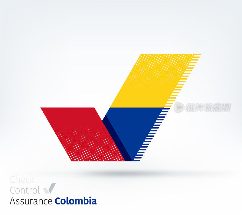 哥伦比亚控制和确保旗
