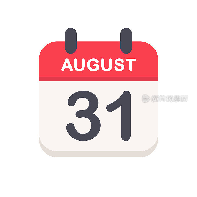 8月31日-日历图标