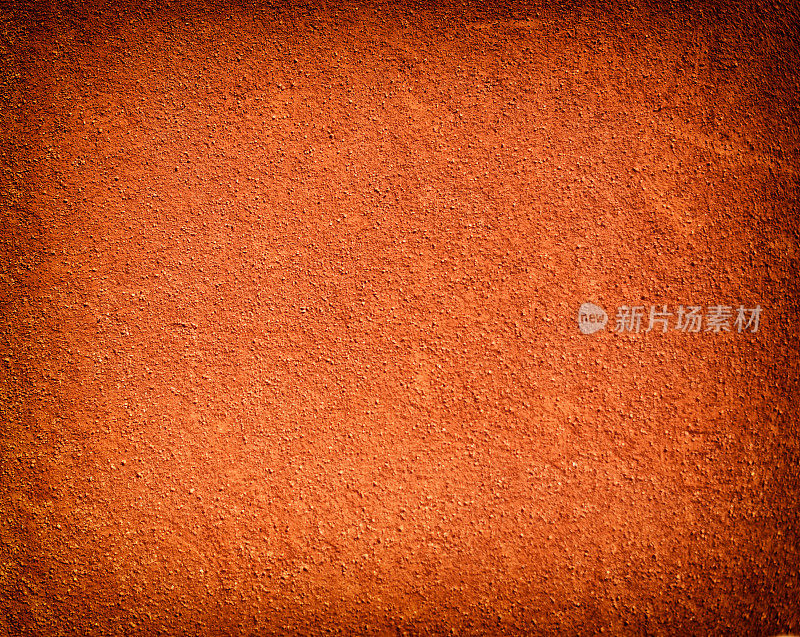 网球场背景用红粘土沙