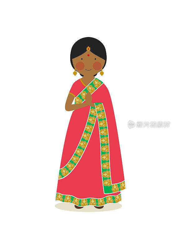 孟加拉国妇女的传统服装