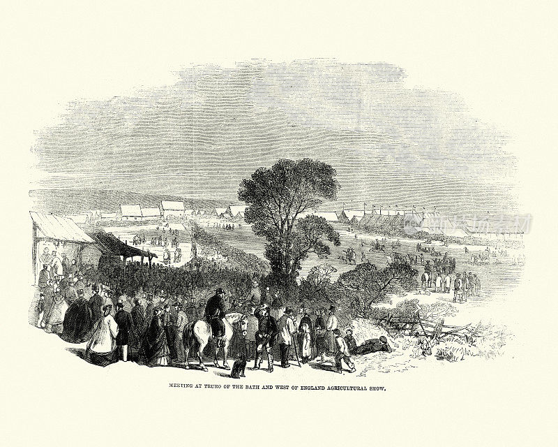 巴斯和英格兰西部农业展，特鲁罗，1861年