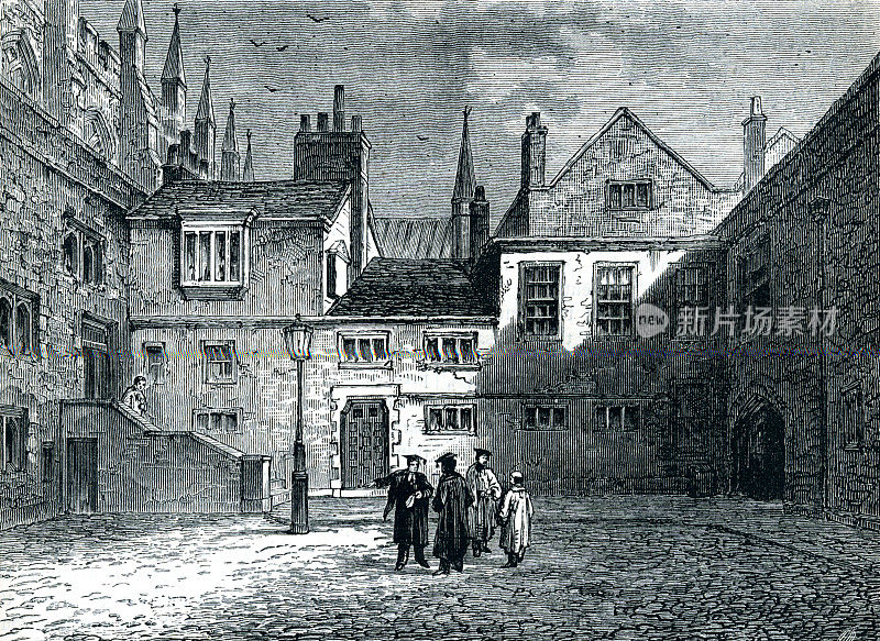 威斯敏斯特教堂，19世纪的院长插图