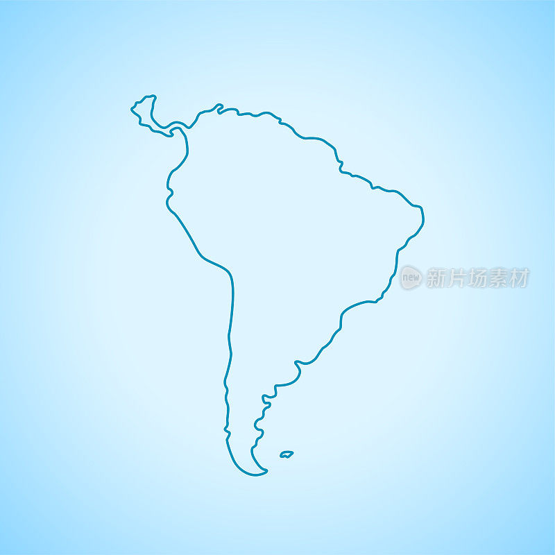 南美洲地图