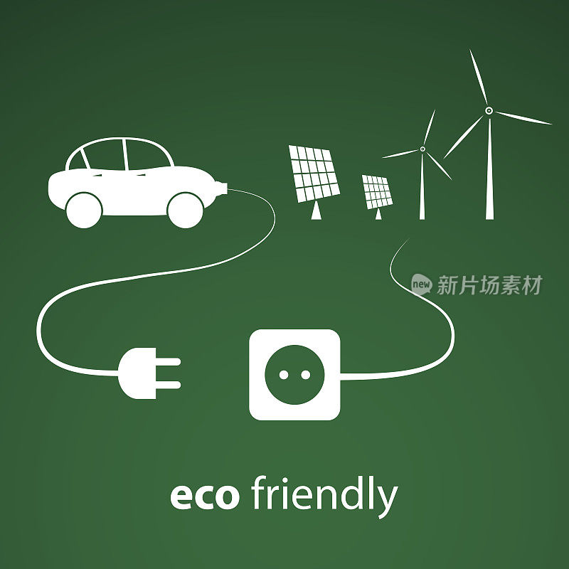 绿色生态能源概念-生态友好交通