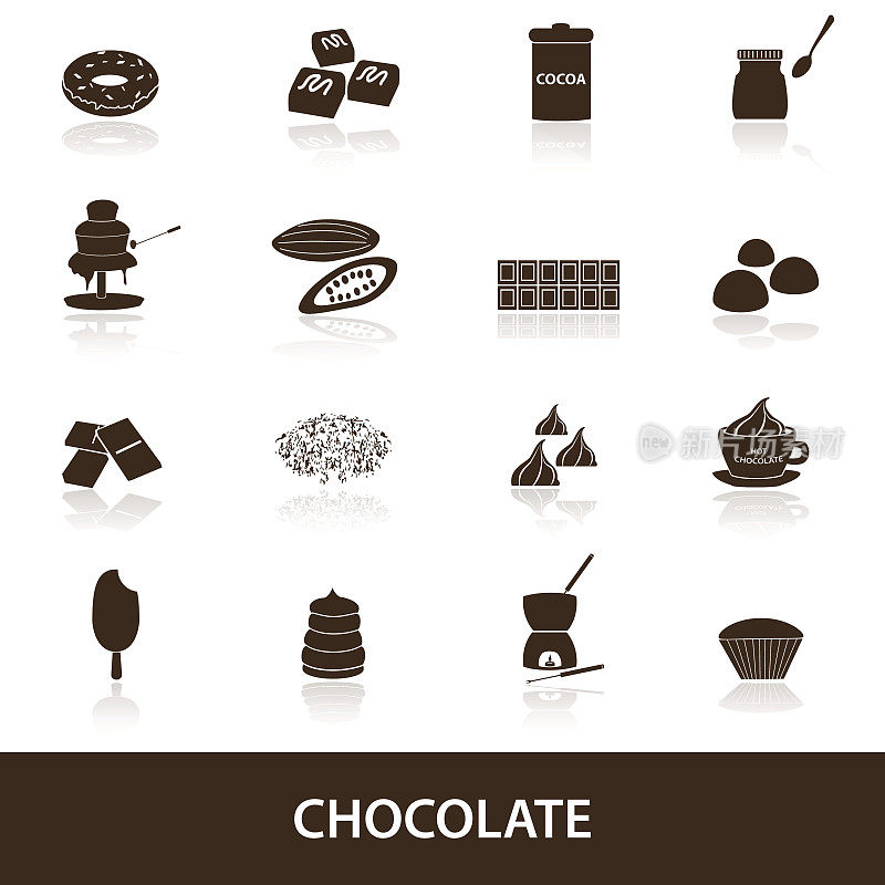 巧克力图标集10