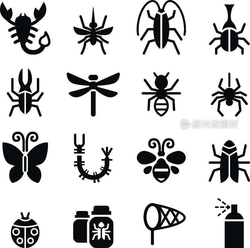 Bug和昆虫图标