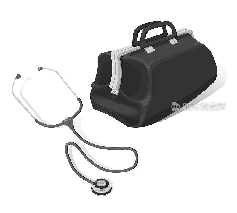 医生包和听诊器