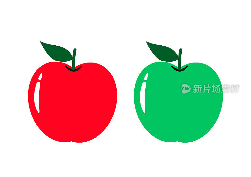 红苹果蓝苹果