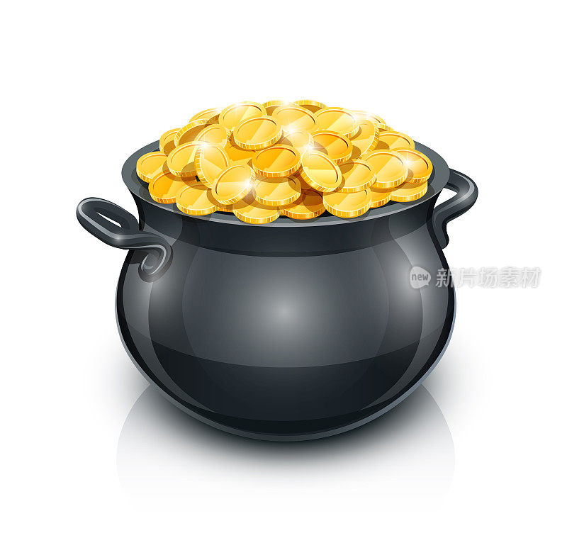 帕特里克节的金币罐