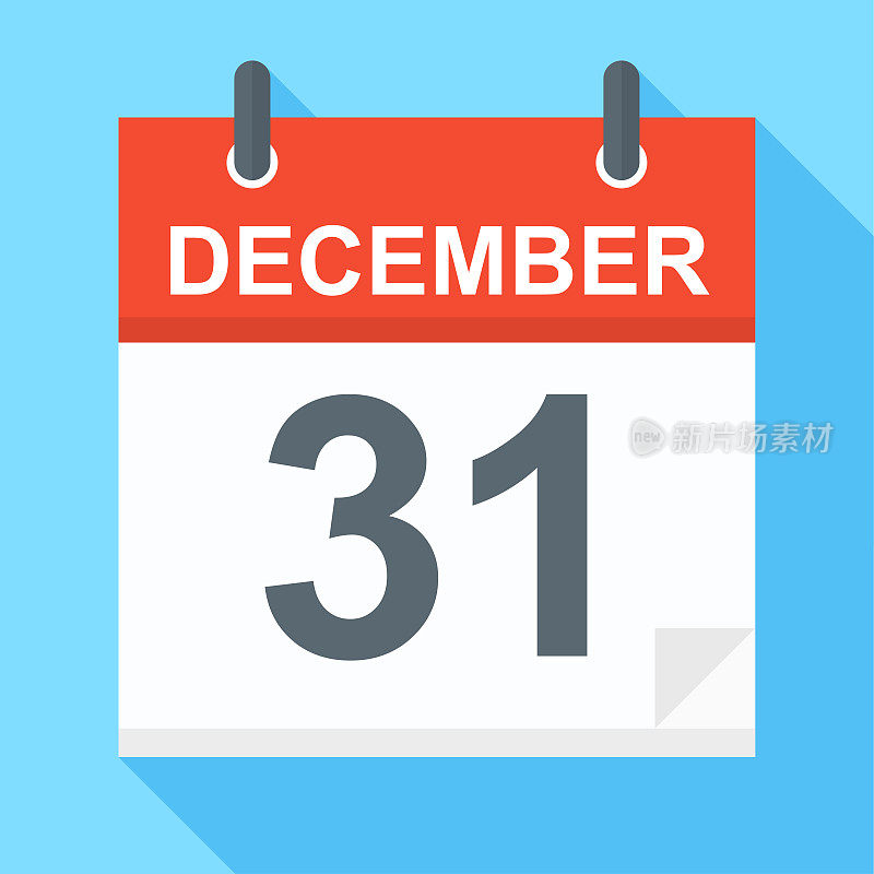 12月31日-日历图标