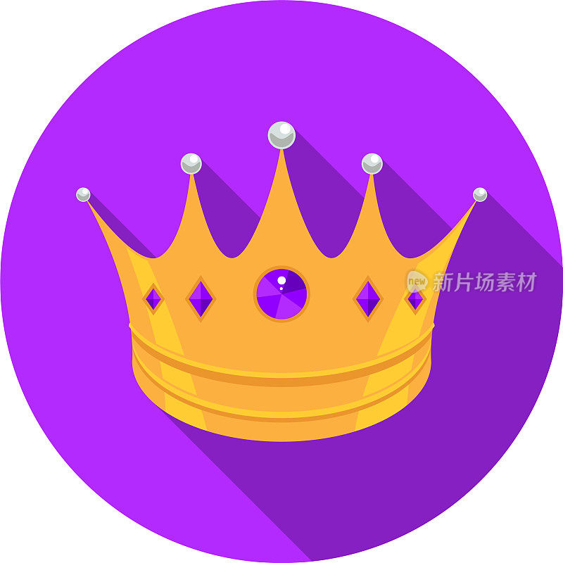 皇冠平面设计幻想图标