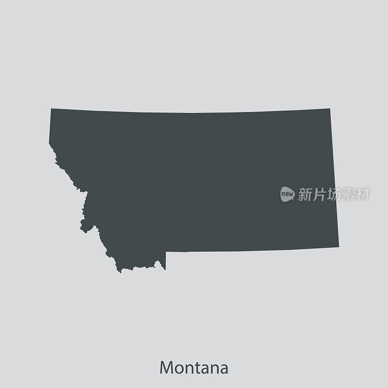 蒙大拿地图