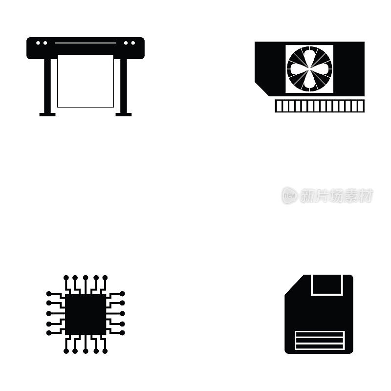 计算机硬件图标集