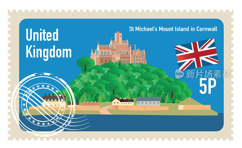 圣米迦勒山岛邮票