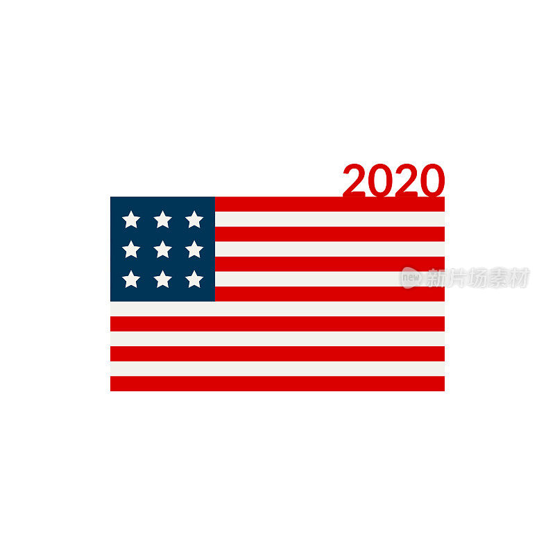 美国2020年大选设计元素