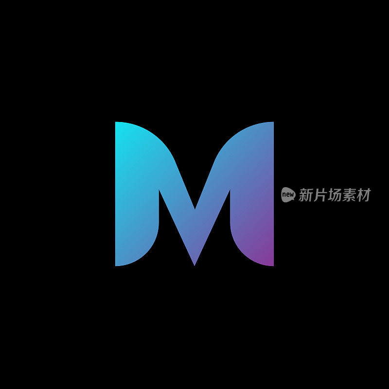 字母M标志