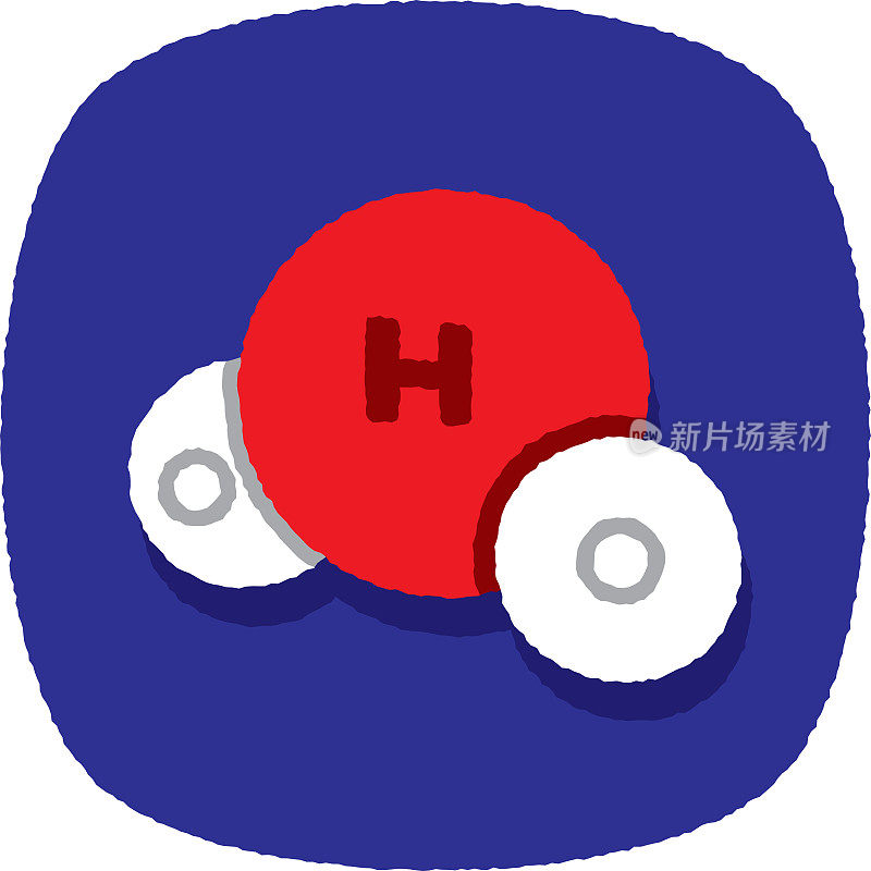 H2O分子涂鸦