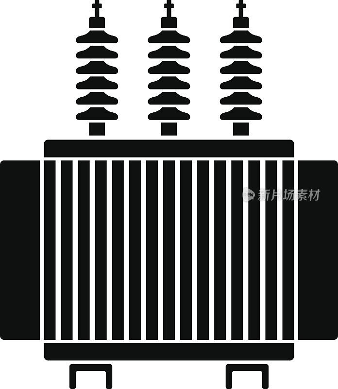 高压变压器黑色符号
