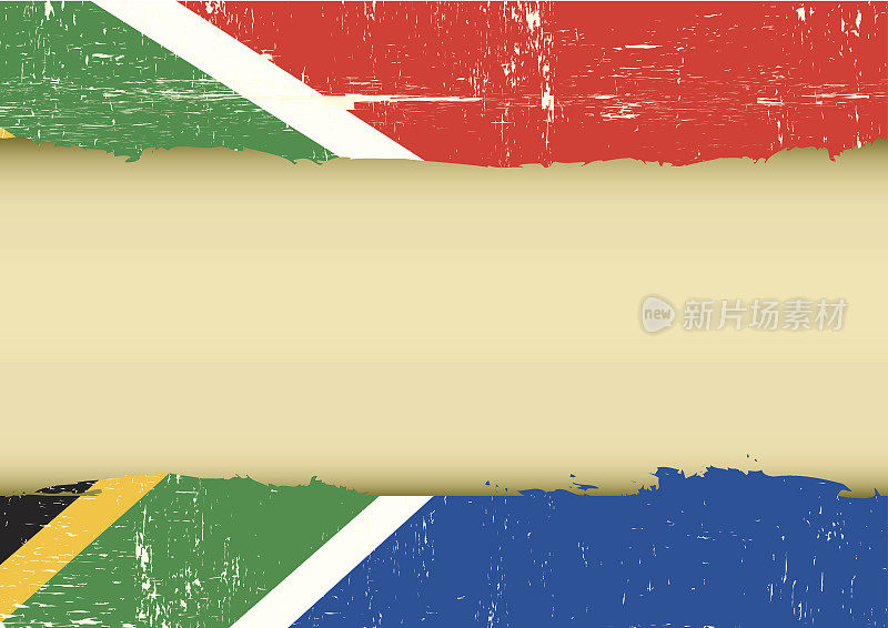 南非划痕旗
