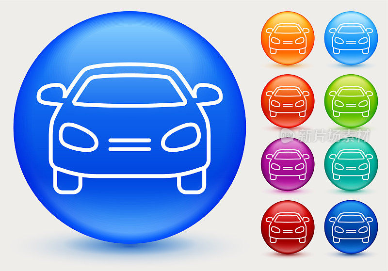 汽车前视图图标