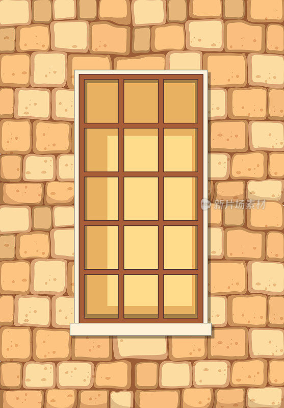 窗户:用于公寓或房屋外立面的窗户