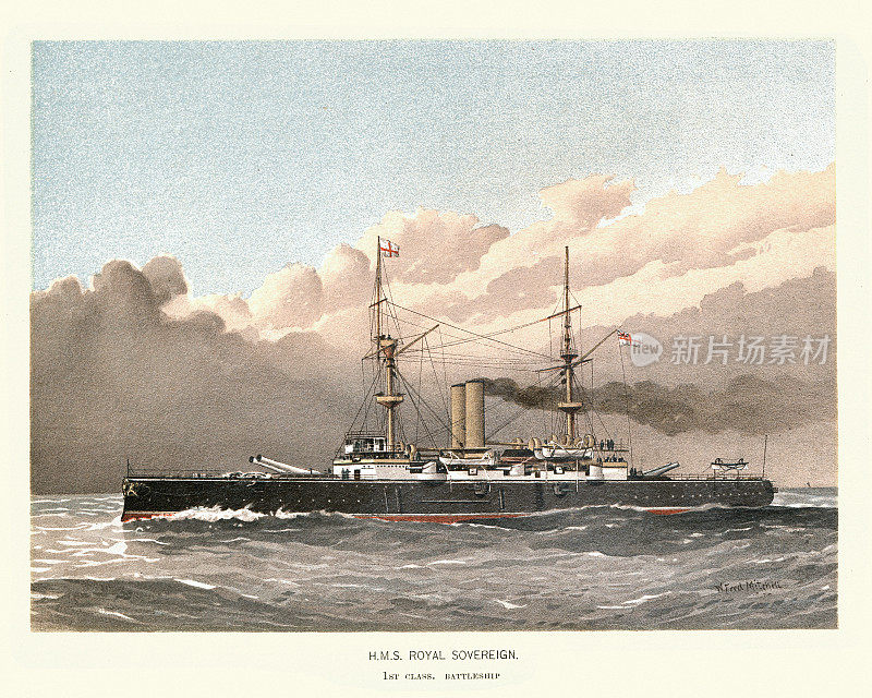 英国皇家海军战舰皇家主权号，前无畏战列舰，维多利亚海军军事历史，19世纪，19世纪90年代