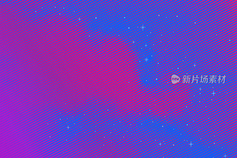 积云和星星的刮板插图