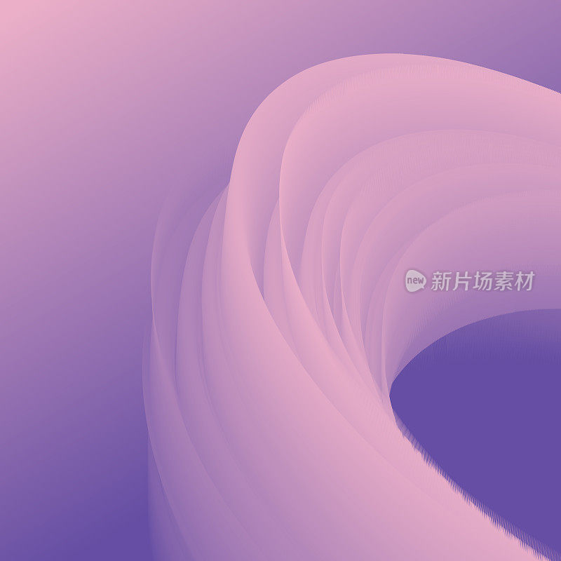 紫色渐变背景的流体抽象设计